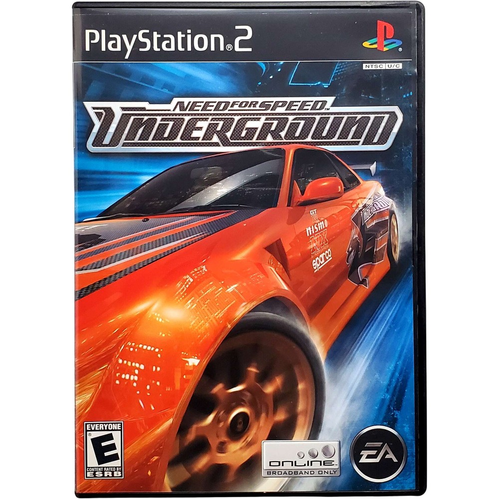 Need For Speed Underground - Sony Playstation 2 PS2 Pristine Tested Authentic