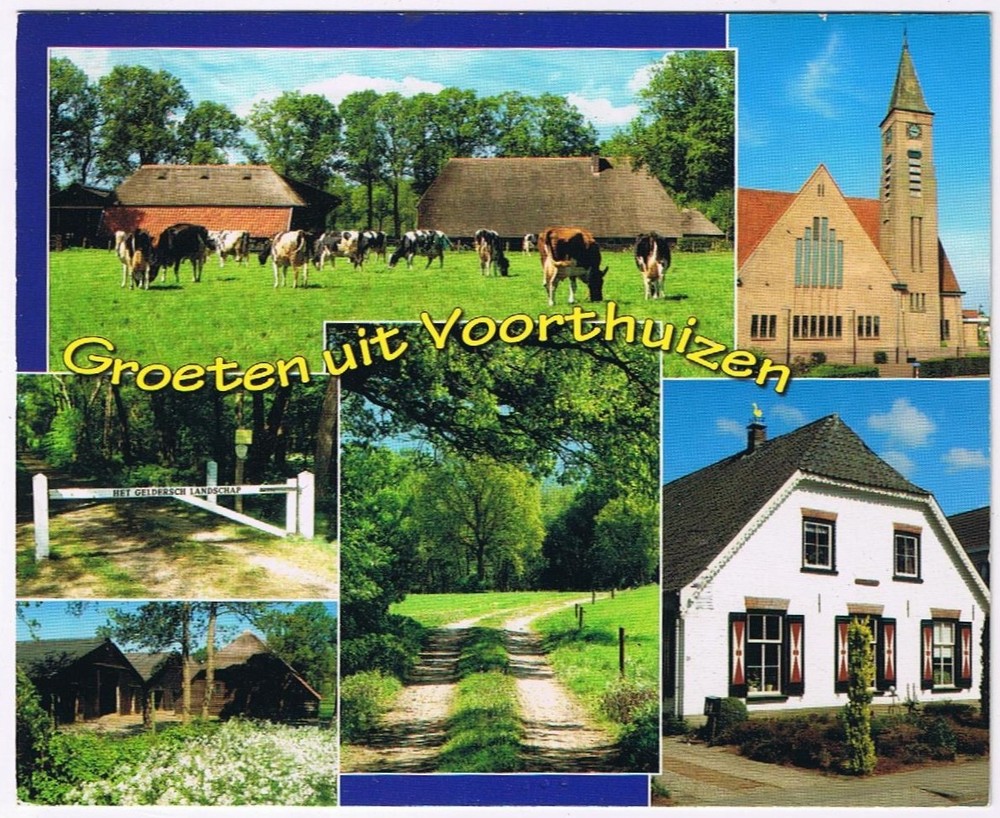 Postcard Greetings From Voorthuizen Holland Netherlands