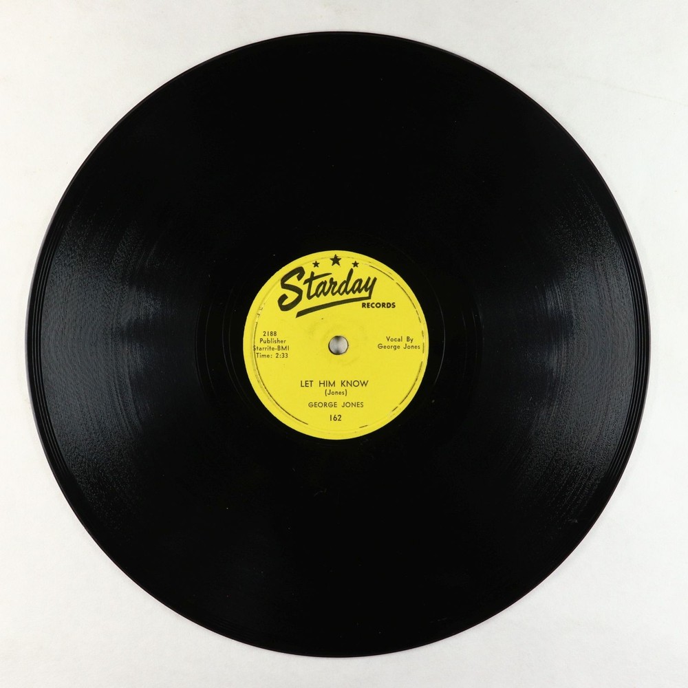C&W Bopper 78 - George Jones - Let Him Know - Starday 162