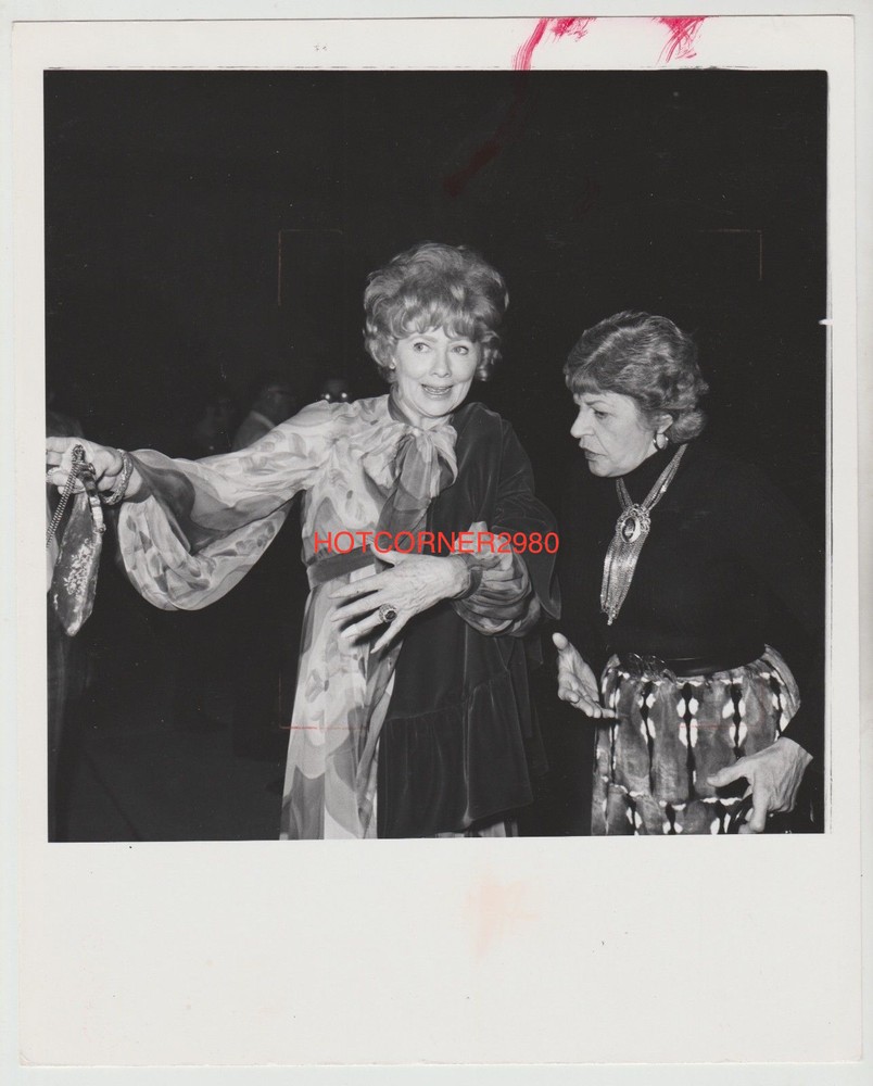 Lucille Ball & Martha Raye Vintage 8X10 Photo From Jim Bailey Opening Very Rare!