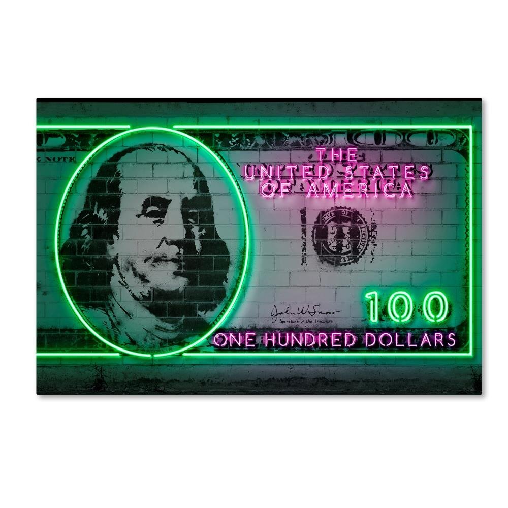 100 Dollars Wall Decor