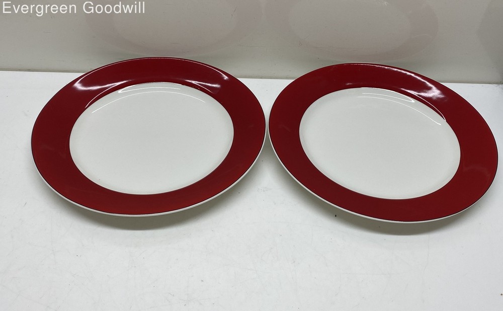 Lenox Kate Spade New York Rutherford Circle Red Dinner Plate