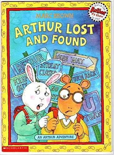 Arthur Lost and Found (An Arthur - Paperback, by Marc Brown - Very Good