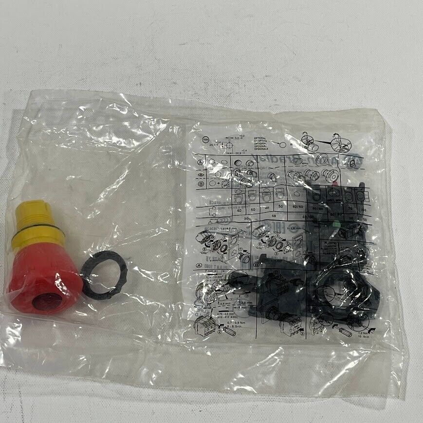 Allen Bradley 800FP-LMT44PN3RX11  22mm Push Button Twist Release E-Stop Red LED