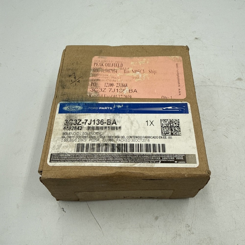 Genuine Ford Automatic Transmission Control Solenoid 3C3Z-7J136-BA