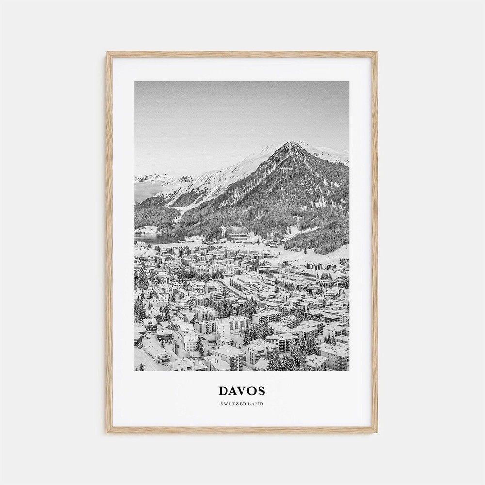 Davos Wall Art Davos Wall Decor Davos Poster Davos Home Decor Davos Travel Gift