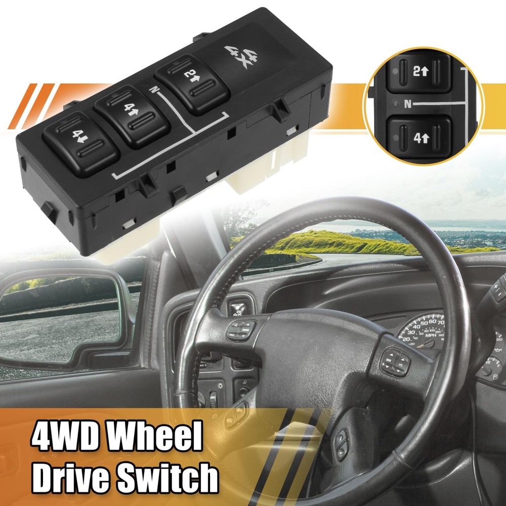 4WD Transfer Case Switch for Chevy Avalanche Suburban Yukon 19259312 15136040 1