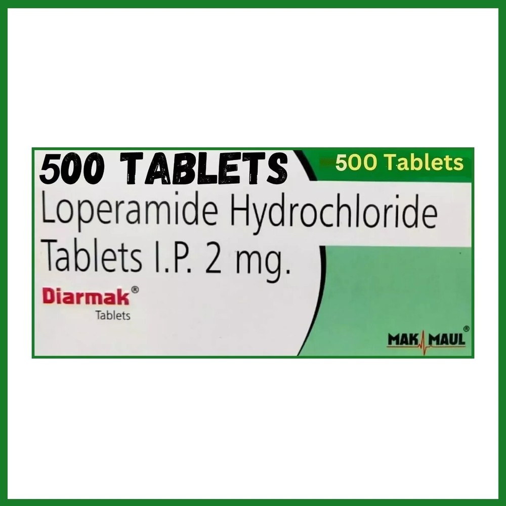 Diarmak 2mg Diarrhea Treatment 200 Tablets with Free Shipping