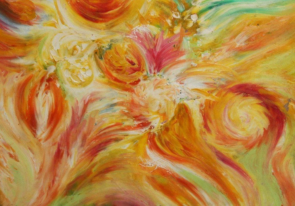 Vintage Abstract Oil Painting for Modern Art Enthusiasts and Collectors