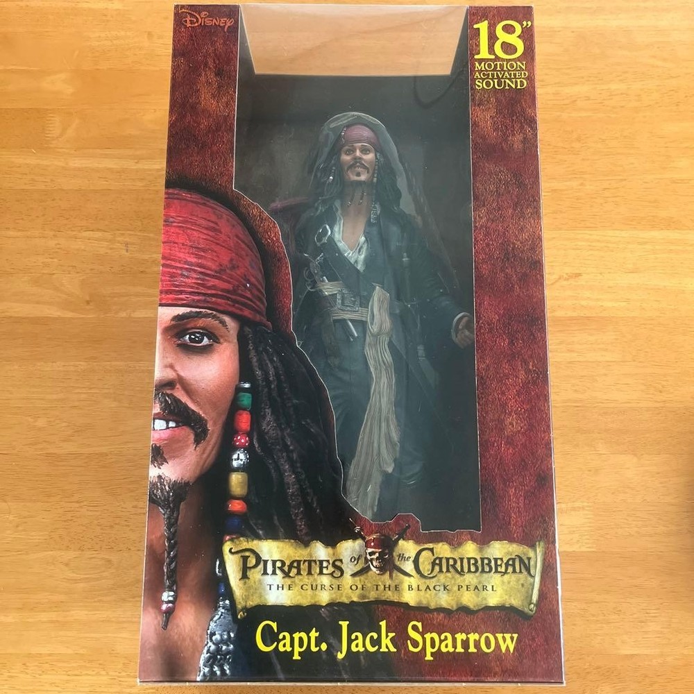 NECA Pirates of the Caribbean Figure Jack Sparrow Johnny Depp #e8475c