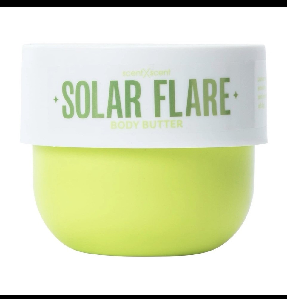 scentXscents Solar Flare Body Butter Moisturizer Daily Use for Full Body Yellow