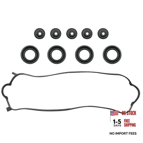 VS50493R Engine Head Valve Cover Gasket Set with Spark Plug Tube Seals and