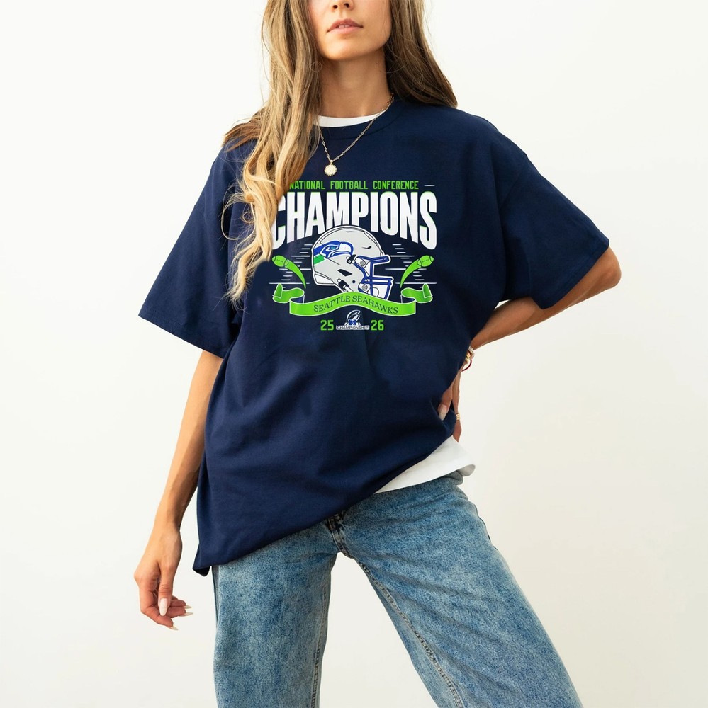 Seattle Seahawks 2025-26 NFC Championship Tshirt