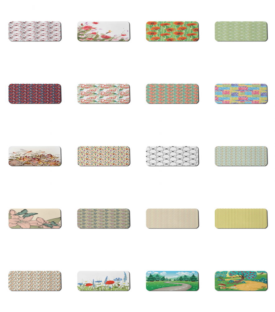 Ambesonne Spring Theme Rectangle Non-Slip Mousepad, 31