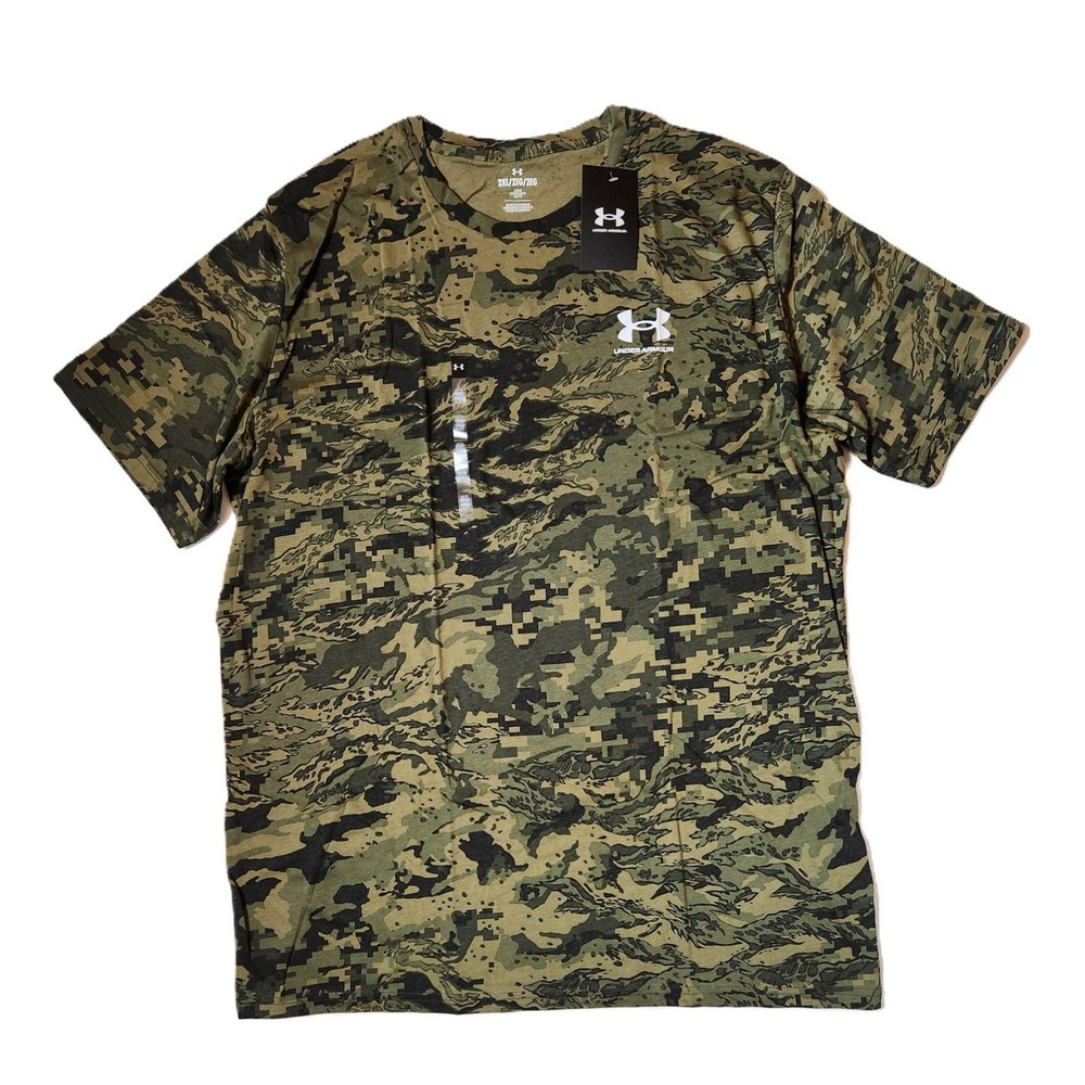 Under Armour Men’s 2XL Green Camo Short Sleeve Tee NWT