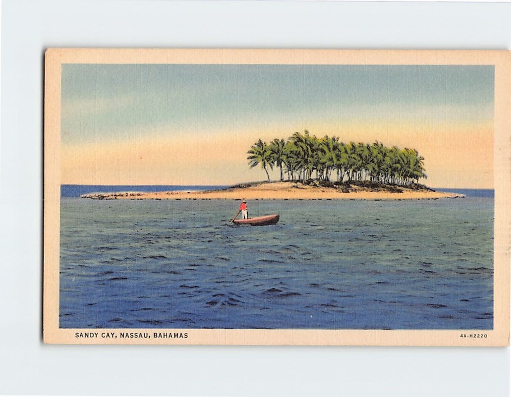 Postcard Sandy Cay Nassau The Bahamas