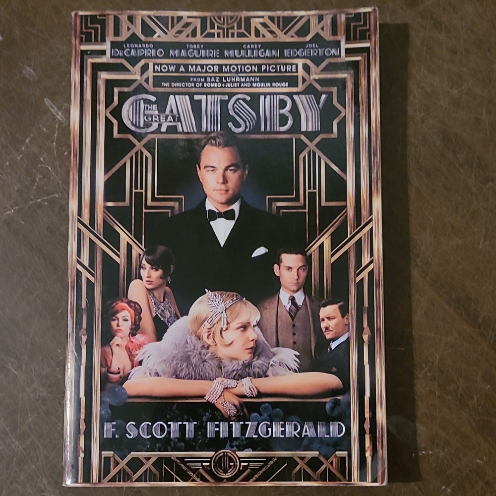 Scribner The Great Gatsby by F. Scott Fitzgerald Trade Paperback Movie Tie-In