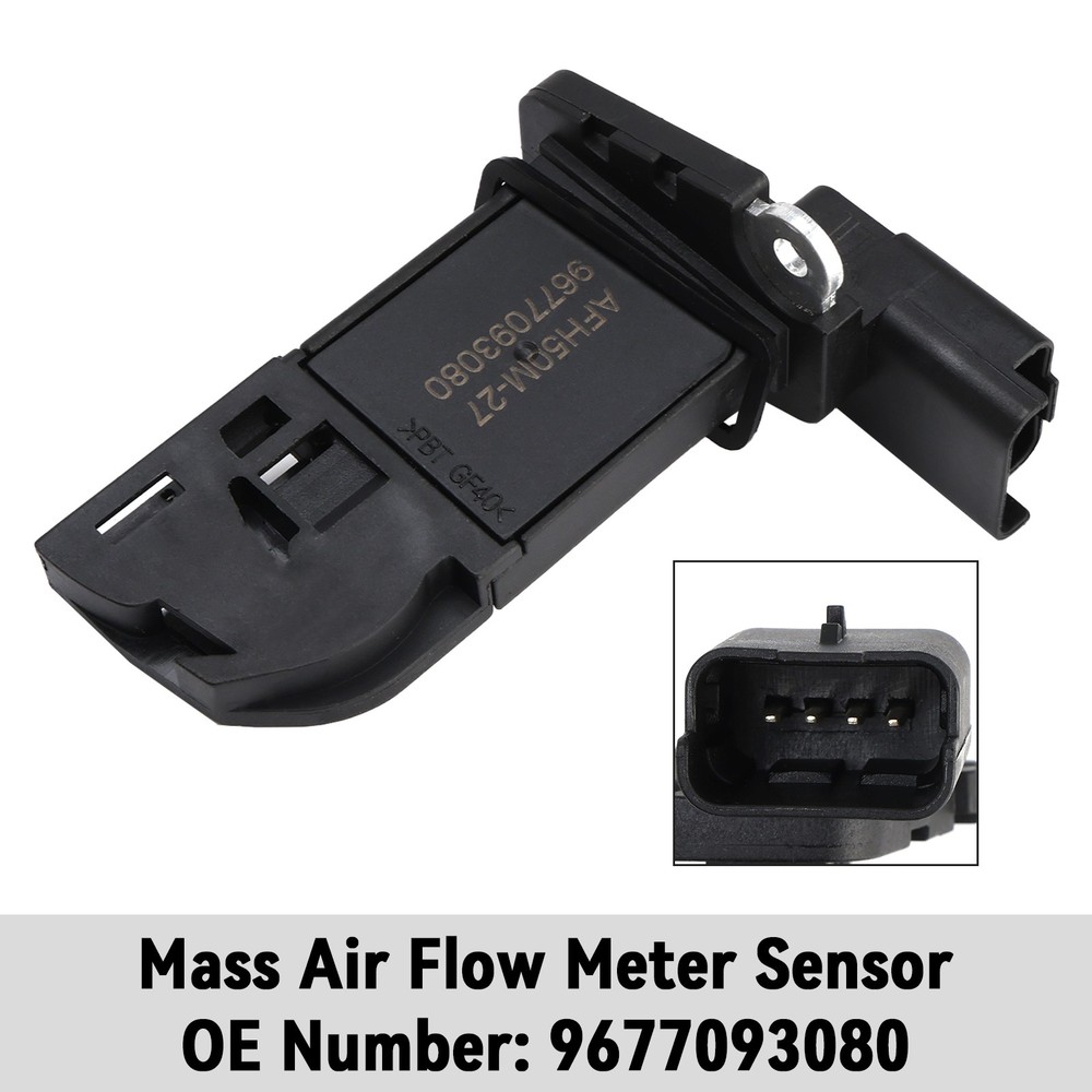 Mass Air Flow Meter Sensor 9677093080 For Citroen Peugeot 1.6 Blue HDI