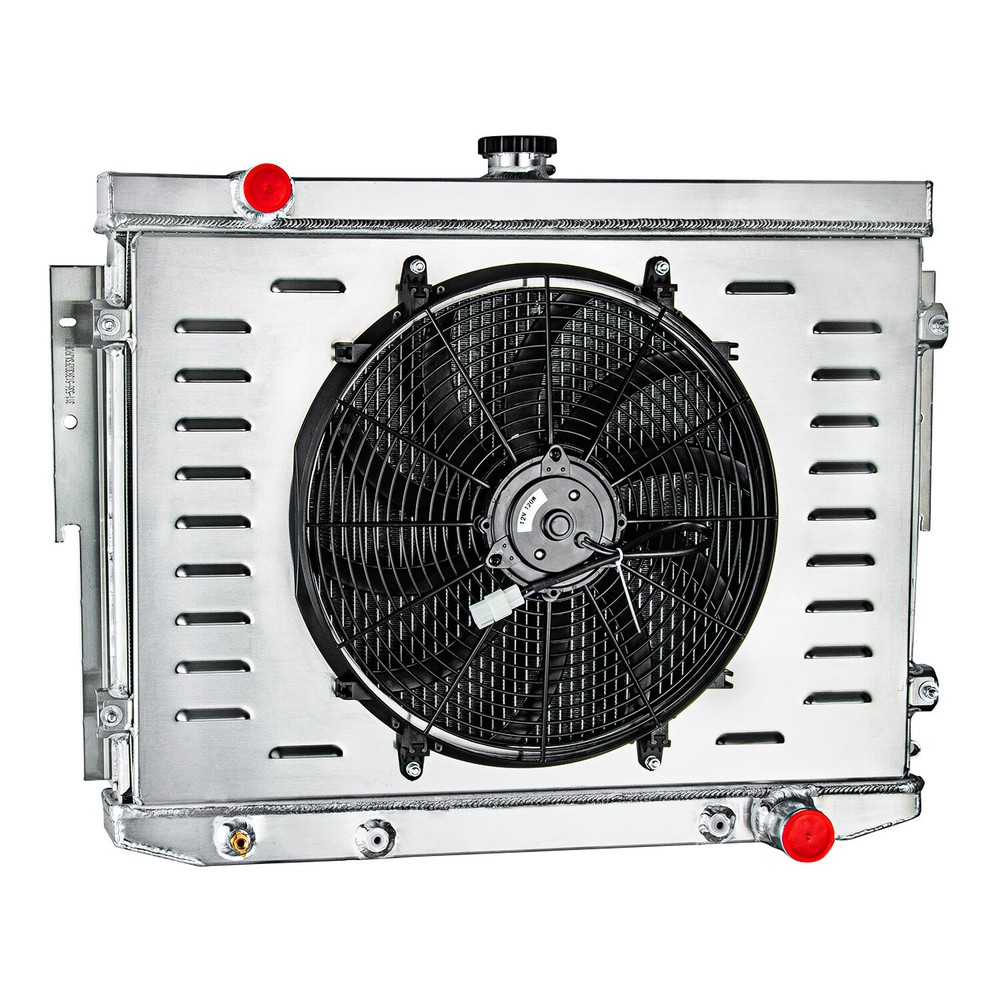 3Row Radiator Shroud Fan For 1973-74 DODGE CORONET CHARGER SATELLITE 7.2L 440 US