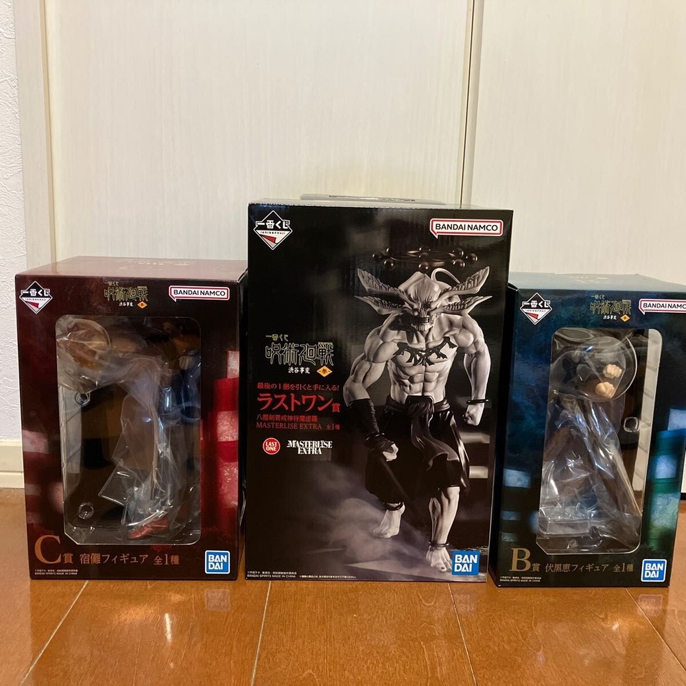 Ichiban Kuji Jujutsu Kaisen Shibuya Incident Fushiguro Sukuna Makora Figure Set