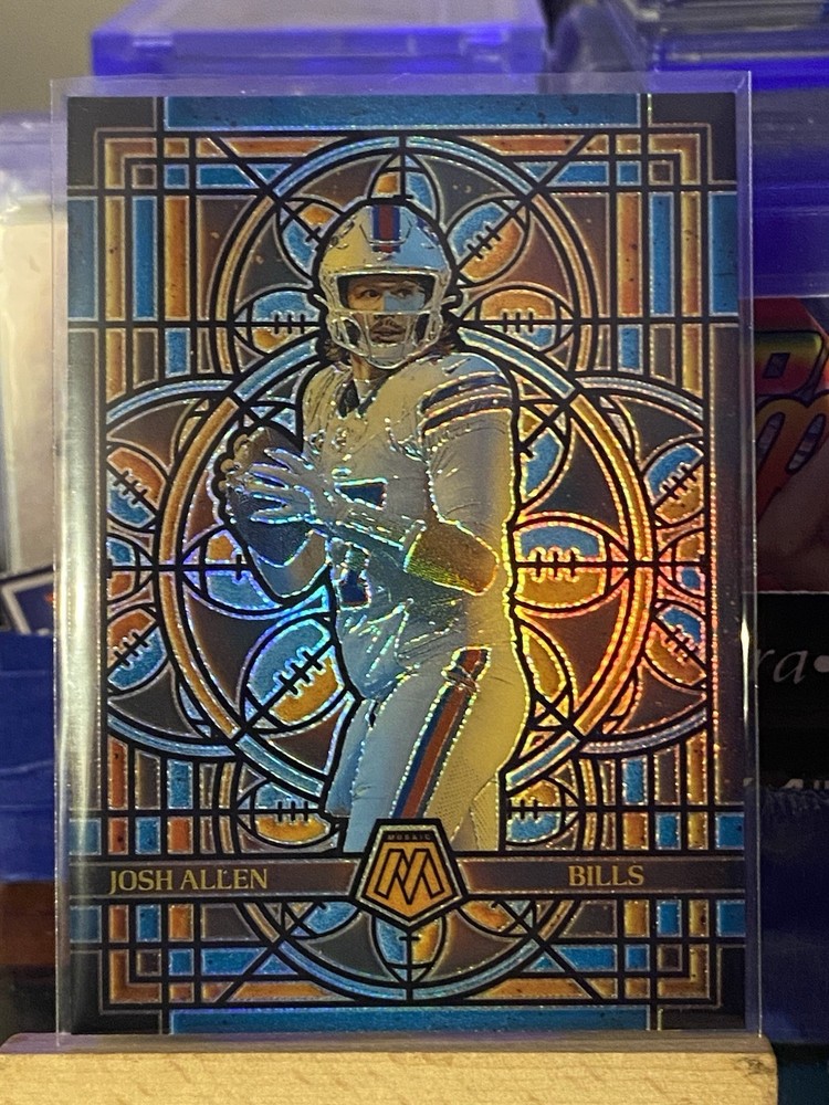 2025 Mosaic Football Josh Allen Stained Glass Ssp Case Hit