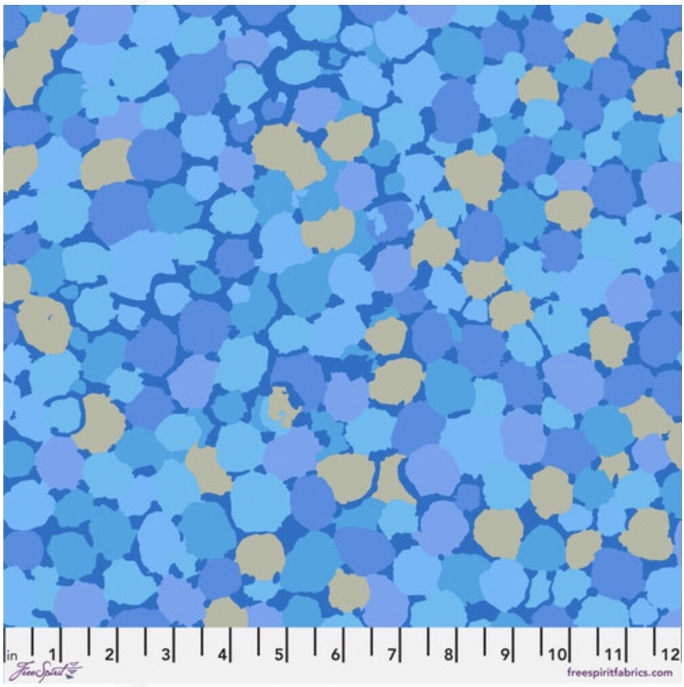 Free Spirit Brandon Mably Reflections Sky Cotton Fabric By The Yard