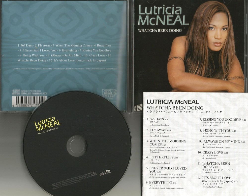 LUTRICIA McNEAL Watcha been Doing BONUS UNRELEASED TRK JAPAN PRESS CD USA Seller