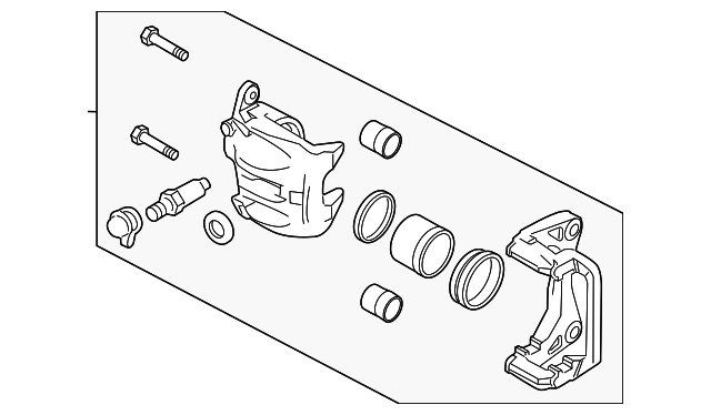 Genuine Nissan Caliper 41001-1AA0A