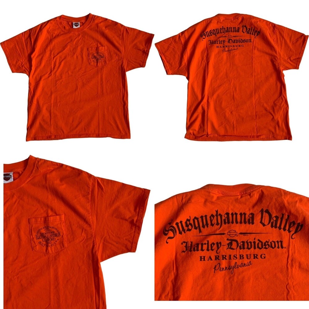 Harley Davidson Men's Size XL Harrisburg Pennsylvania Short Sleeve T-Shirt