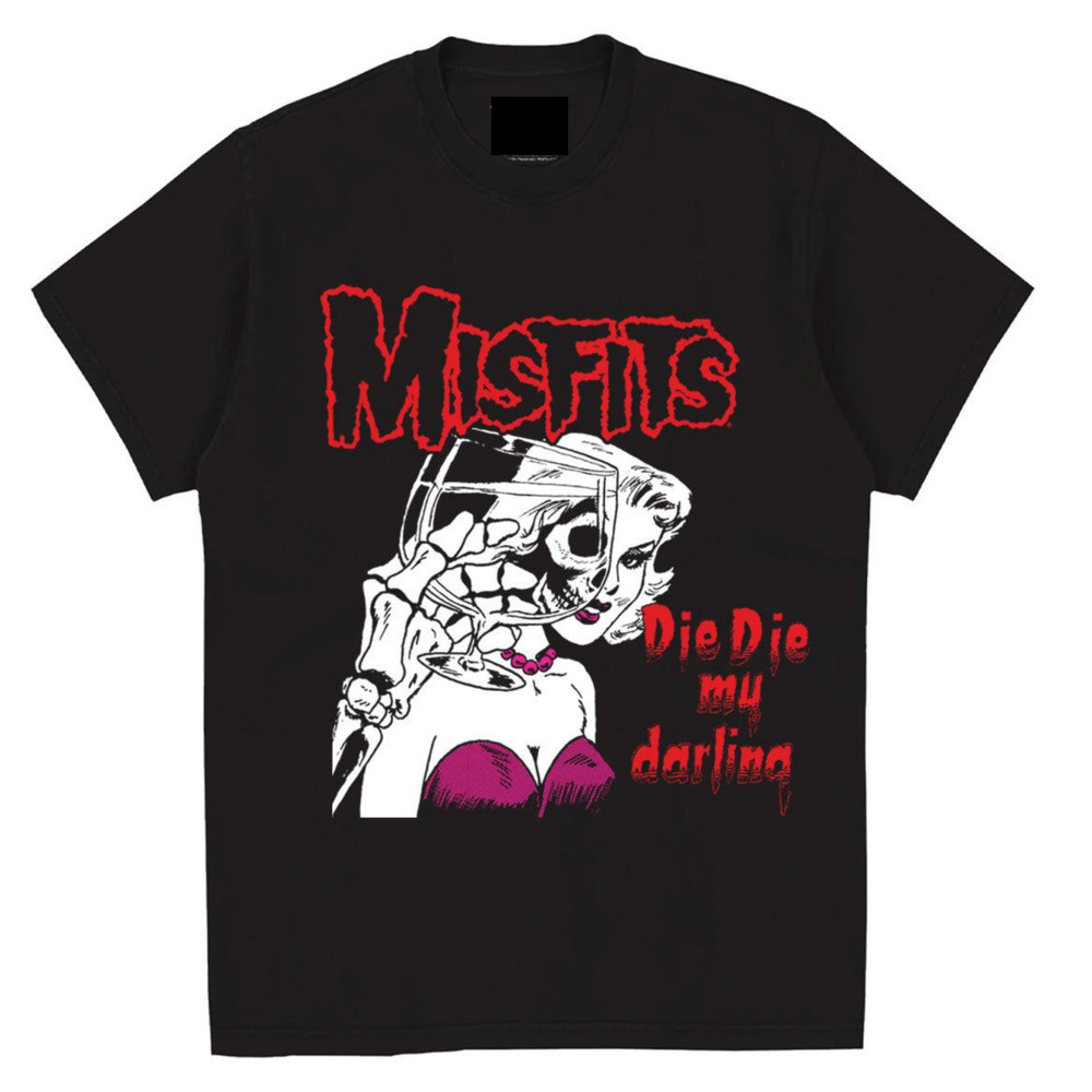 Misfits Band Die Die My Valentine Unisex T-shirt Heavy Cotton Reprint