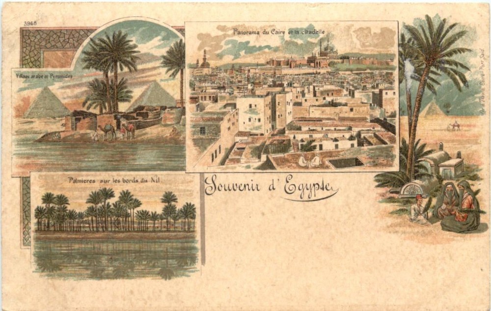 Egypt - Souvenir d Egypt - Litho -780976