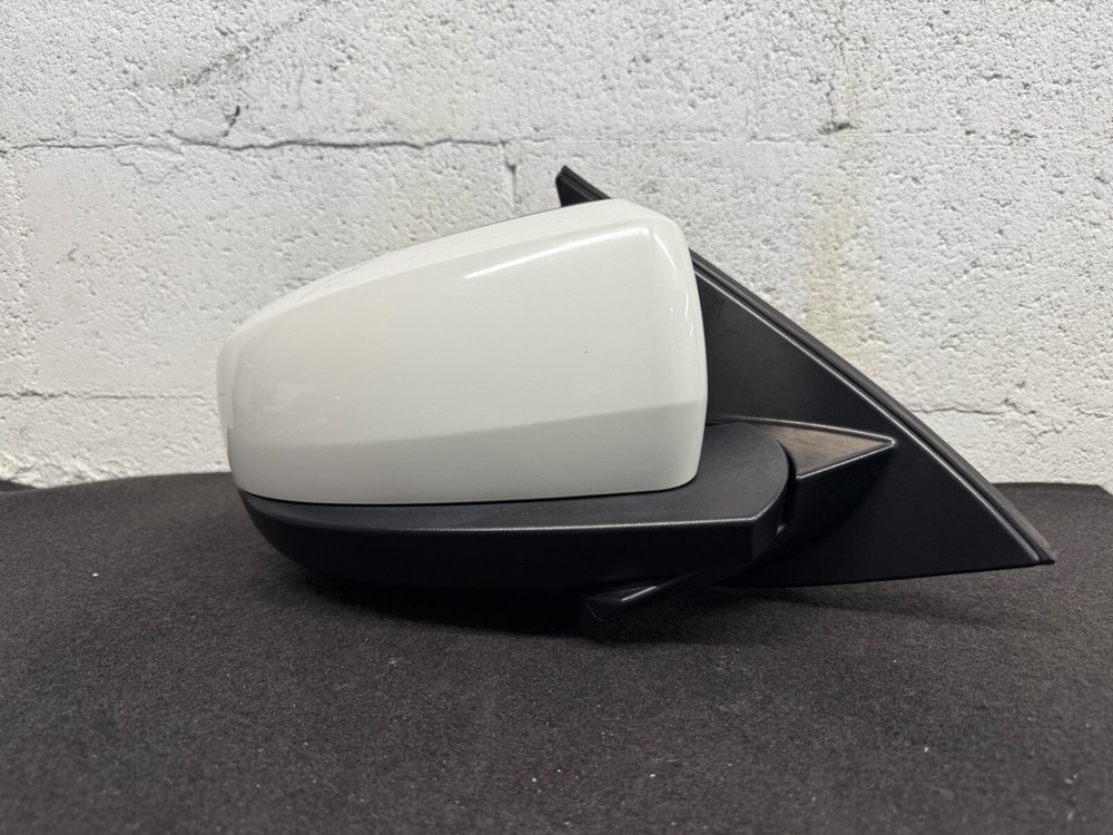 10-13 BMW E70 X5 FRONT RIGHT PASS SIDE AUTO DIP CAMERA DOOR VIEW MIRROR WHITE