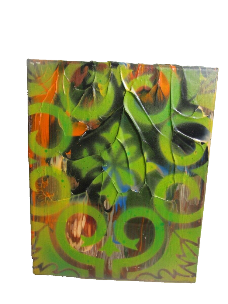 Original Painting Pop art Graffiti Abstract Musk yai 8x10 1 OF A KIND GRAFFITI-image
