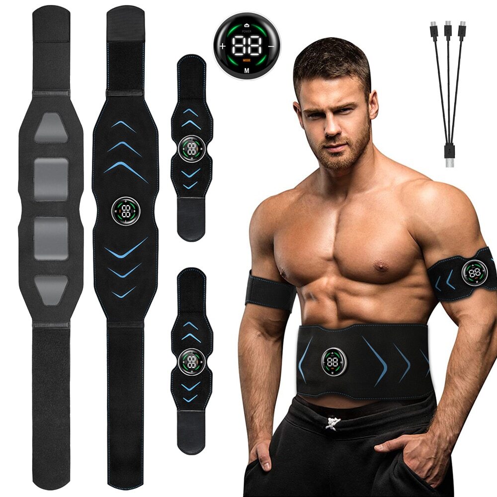Abdominal Body Slimming Belt - Electric Smart ABS Trainer-image