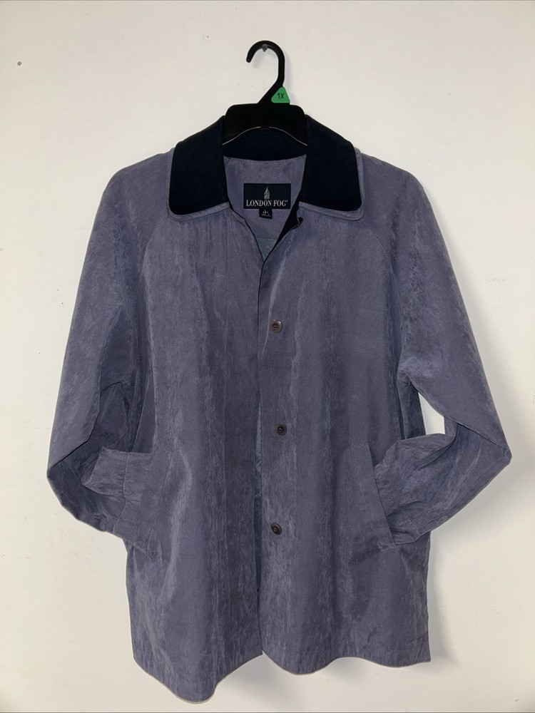 London Fog Women's Lavender Purple Coat in Petite Large Size with Nylon Lining