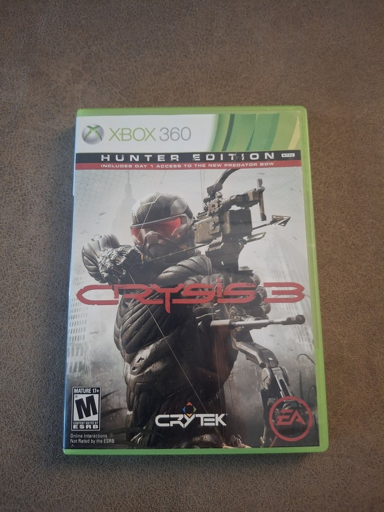 Crysis 3: Hunter Edition (Xbox 360) Complete With Manual CLEAN DISC Horror