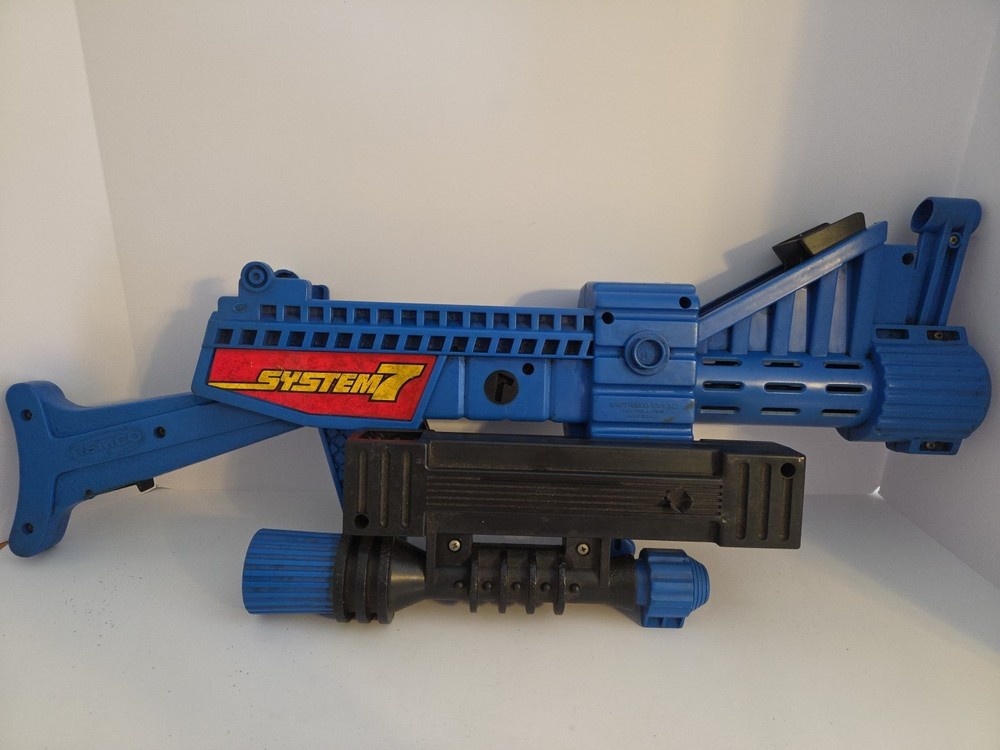 Vintage 1977 Remco System 7 Seven Way Task Force Toy Gun Original With Launcher