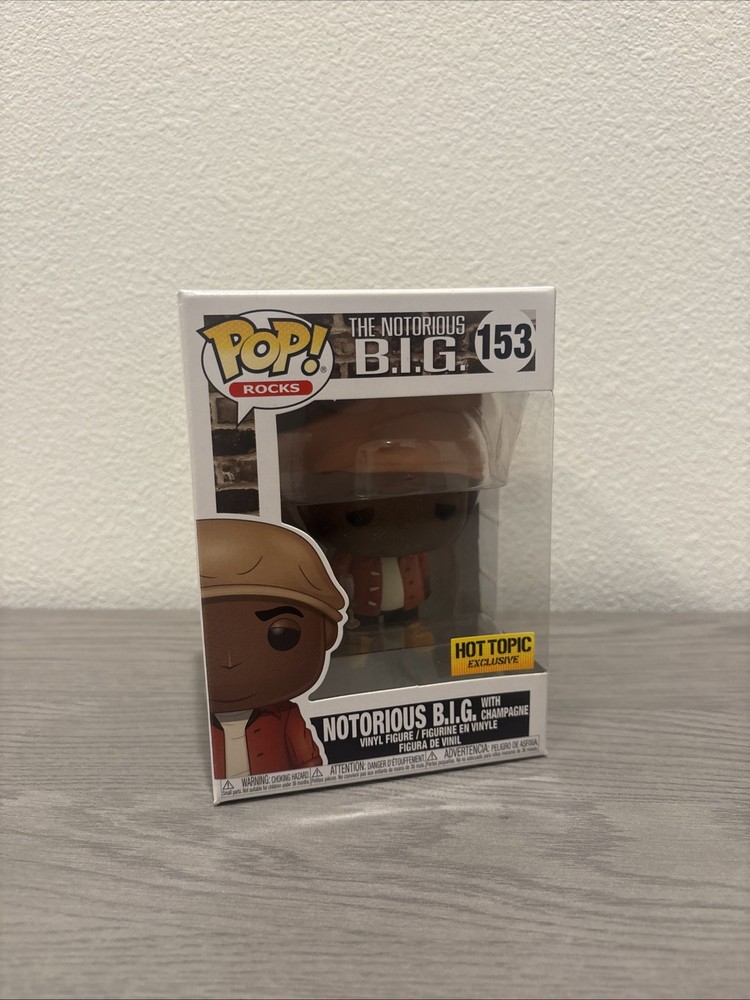 Funko Pop! Vinyl: Notorious Big with Champagne #153 Exclusive Hot Topic Edition