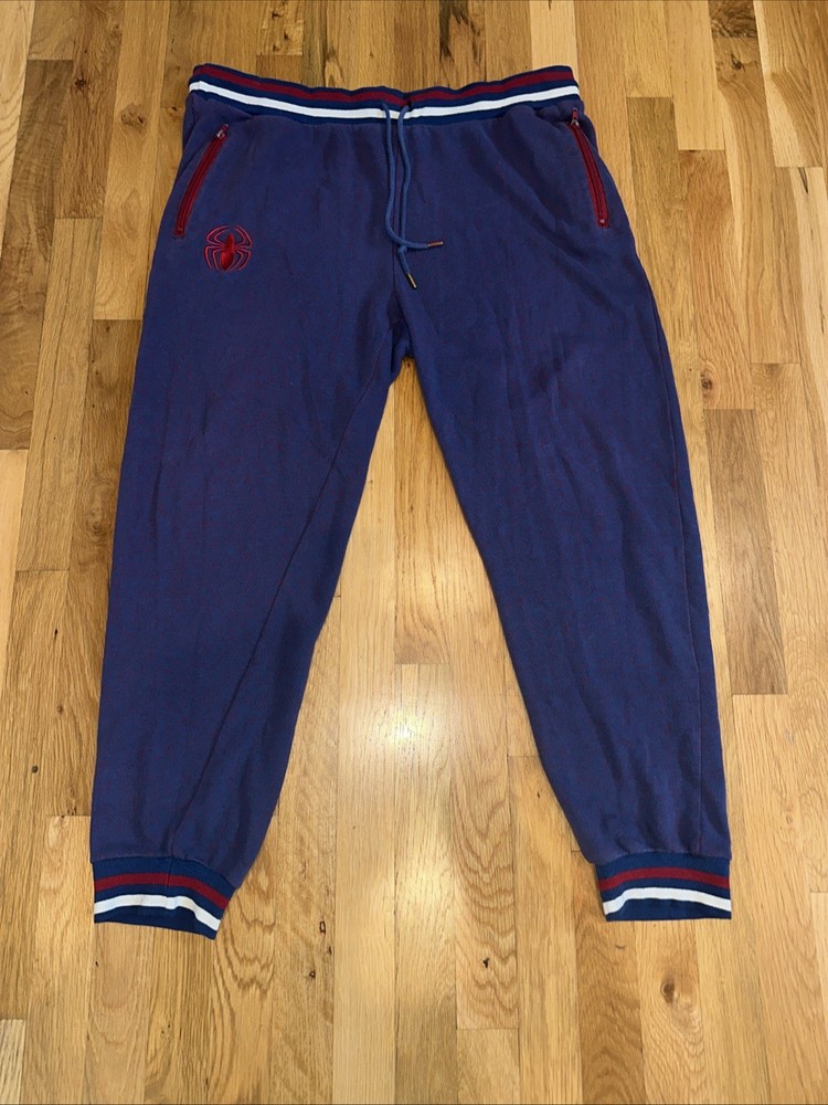 Vintage Marvel Spider-Man Joggers Size 2XL Rare Collectible