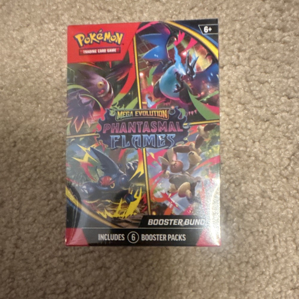 Pokémon TCG Mega Evolution—Phantasmal Flames Booster Bundle MESSAGE BEFORE BUY