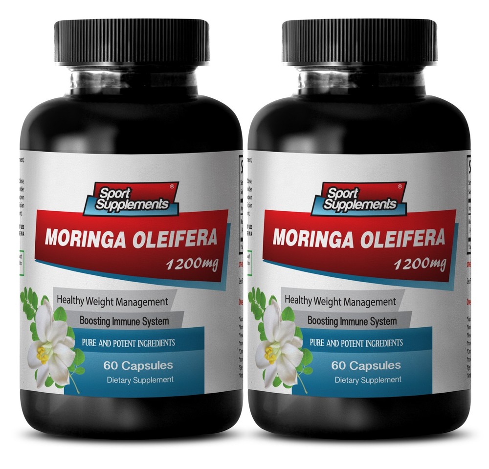Cholesterol Level Capsules - Moringa Extract 1200mg - Moringa Oil 2B