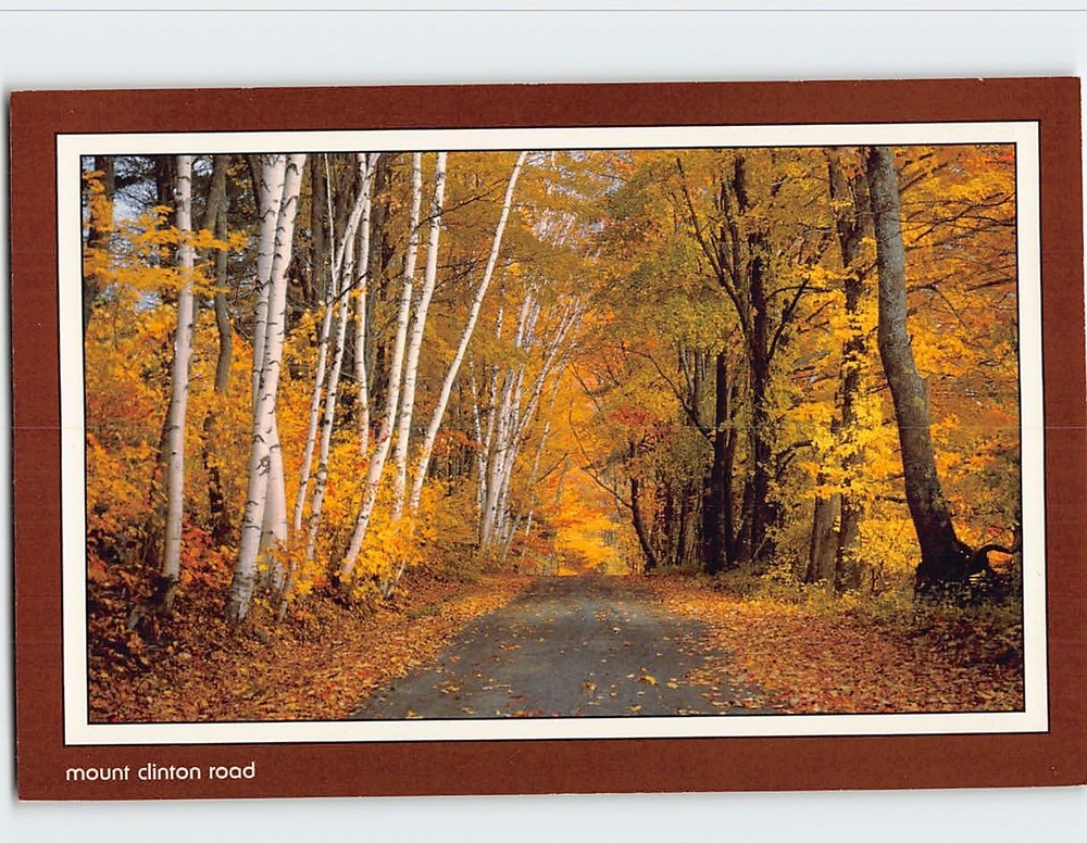 Postcard Mount Clinton Road New Hampshire USA