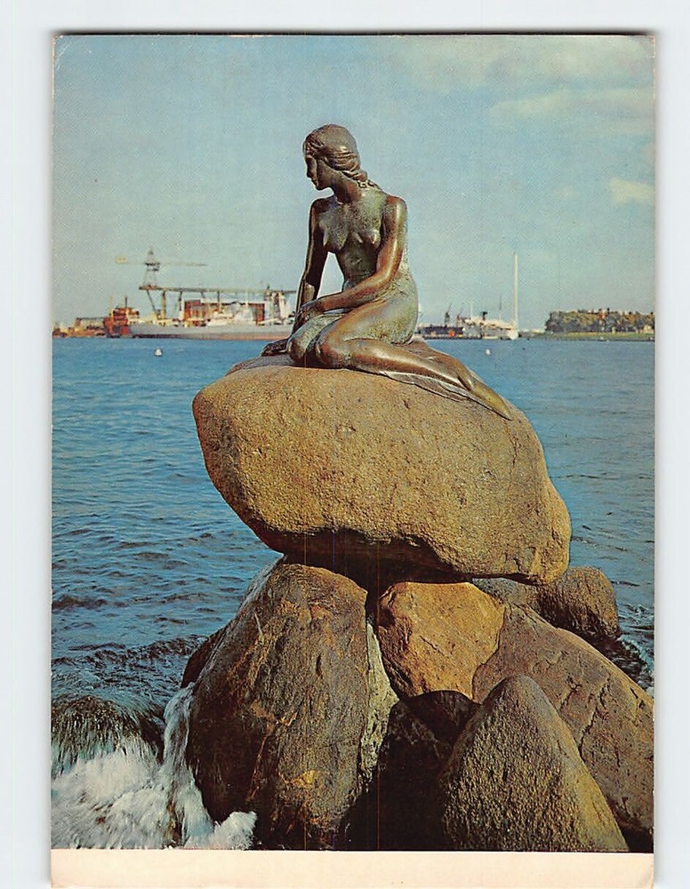 Postcard The Little Mermaid Copenhagen Denmark