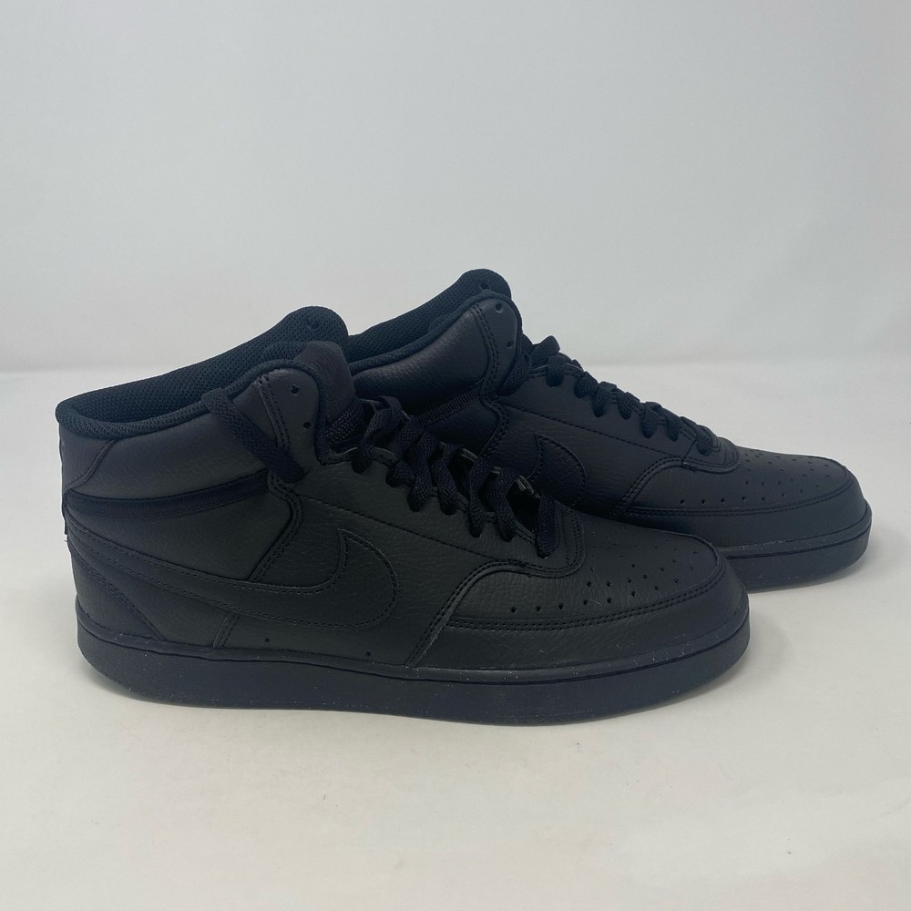 Nike Court Vision Mid Men's 9 Triple Black DN3577-003