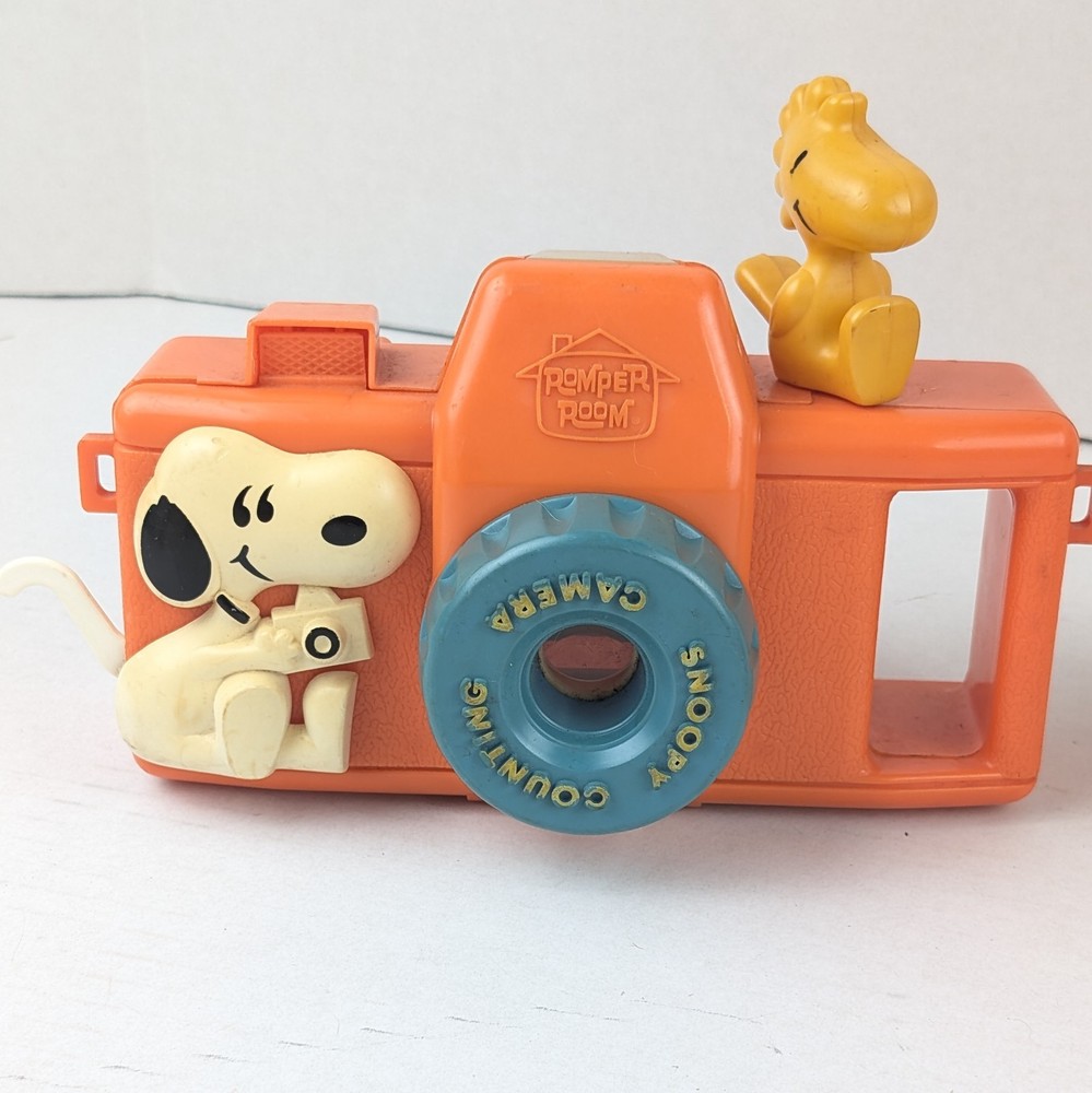 Vntg 1972 SNOOPY & WOODSTOCK Counting  Camera Hasbro Romper Room Untested