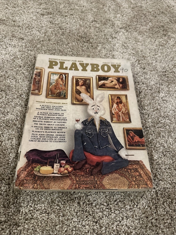 PLAYBOY MAGAZINE JANUARY 1975 HOLIDAY ANNIVERSARY LYNDA KIMBALL w/ centerfold
