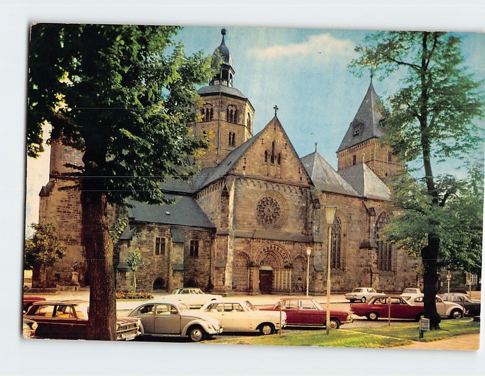 Postcard Münster Hamelin Germany