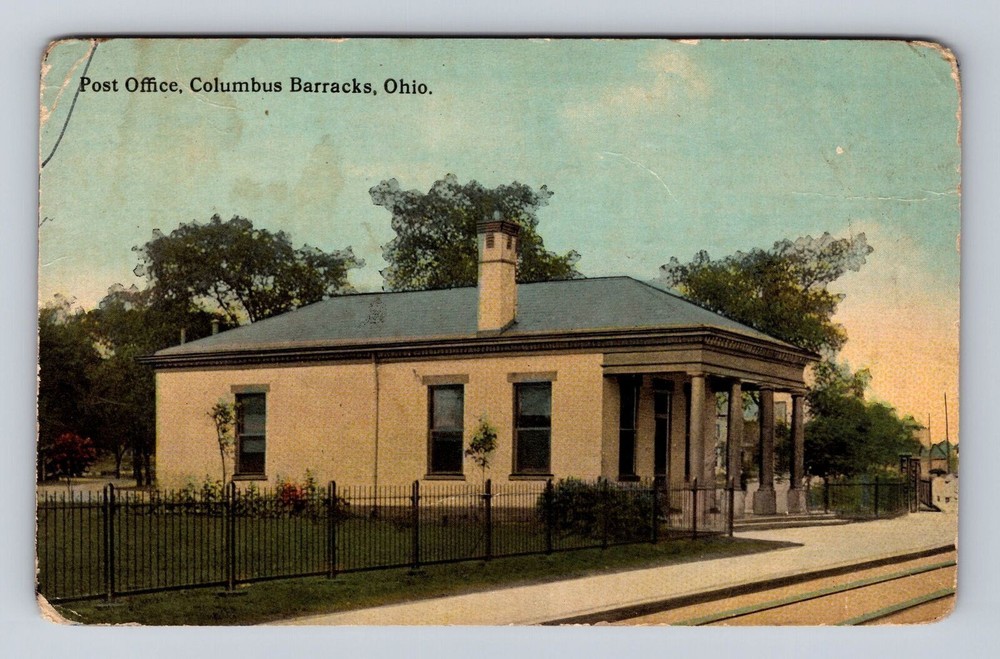 Columbus OH-Ohio, United States Post Office, Antique, Vintage Souvenir Postcard