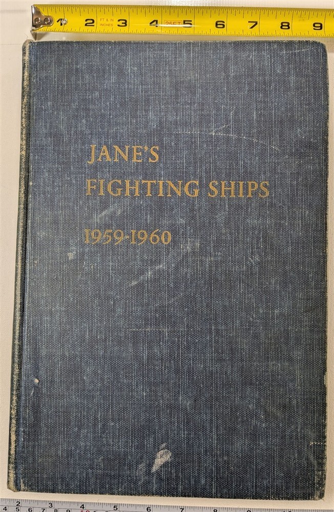 Jane's Fighting Ships 1959-1960 Hardcover Reference Book