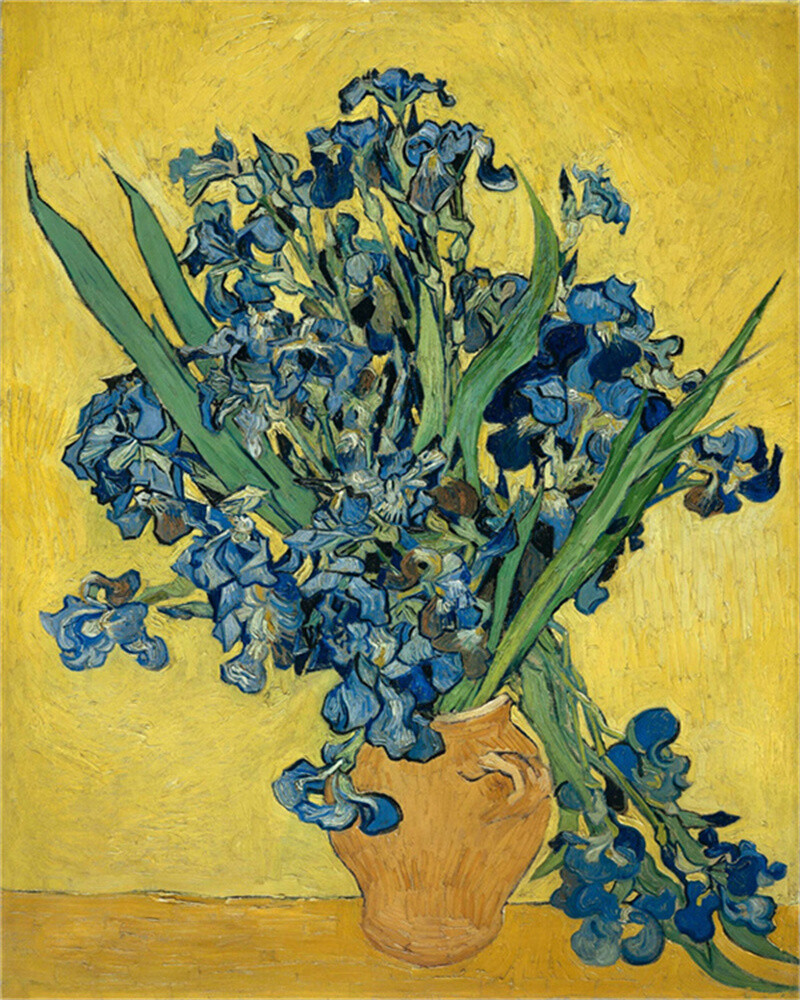 Hand-painted Oil Painting Vincent van Gogh Irises May 1890 - 1890